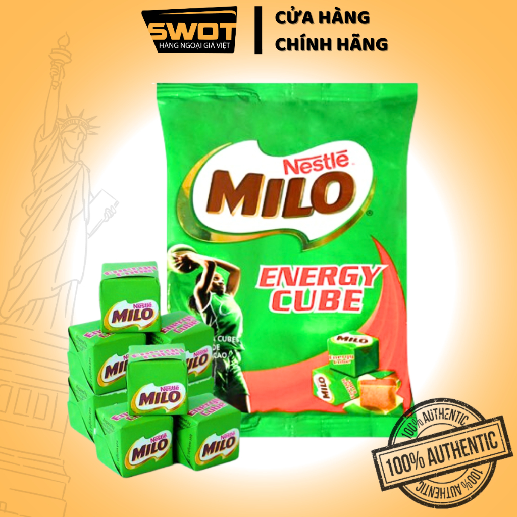 Kẹo milo Nestle Energy Cube Thái Lan 275g 100 viên, Kẹo Milo vị ngon tuyệt vời, ngọt ngào béo ngậy