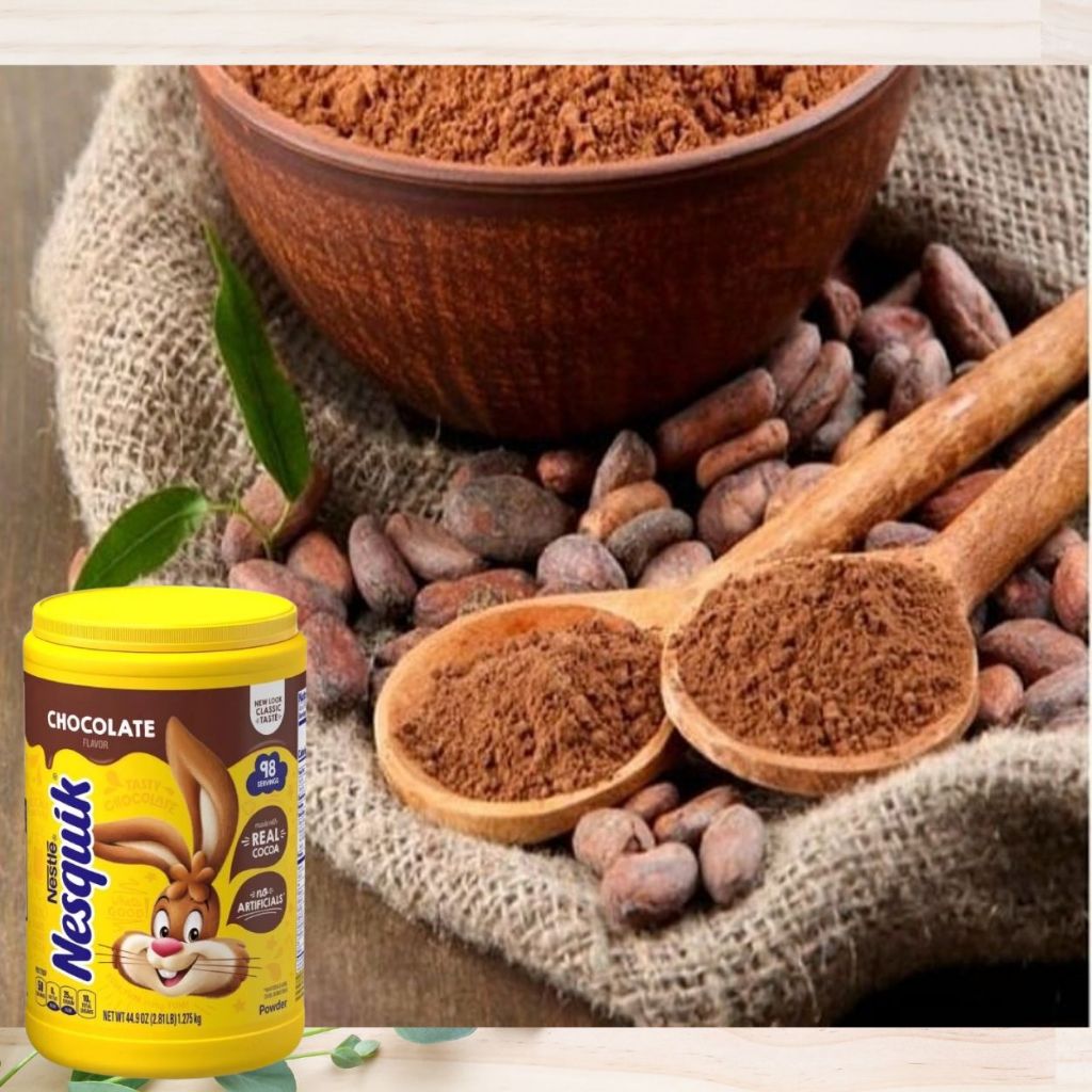Bột cacao Nesquik Mỹ 1257g, Bột sữa cacao Mỹ cao cấp thơm ngon đậm vị giàu giá trị dinh dưỡng