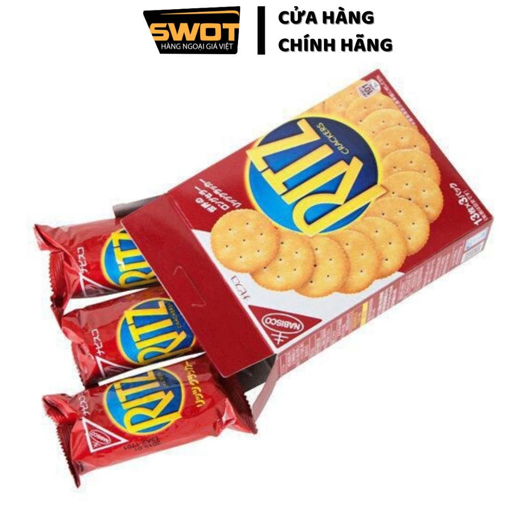 Bánh quy Ritz Nhật Bản / Bánh mặn / Phô mai Bánh cookie Nhật cao cấp, giòn béo thơm ngon hảo hạng, giàu dinh dưỡng - SWOT