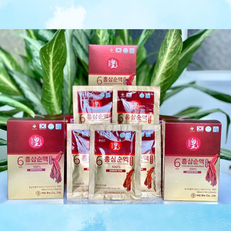 Nước hồng sâm 6 năm tuổi Hàn Quốc (50mlx30 gói), Hồng sâm Hàn cao cấp, bổ dưỡng, tăng cường sức khỏe   SWOT
