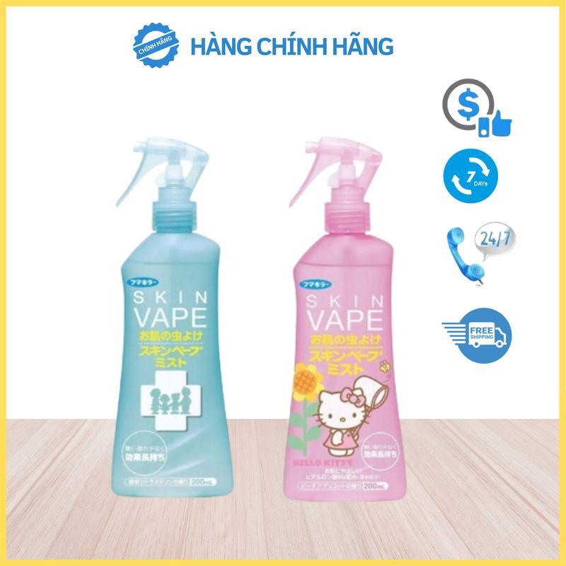 Xịt chống muỗi, côn trùng Skin Vape Nhật Bản 200ml, Xịt muỗi cho bé hàng Nhật cao cấp, tác dụng lâu dài, an toàn - SWOT