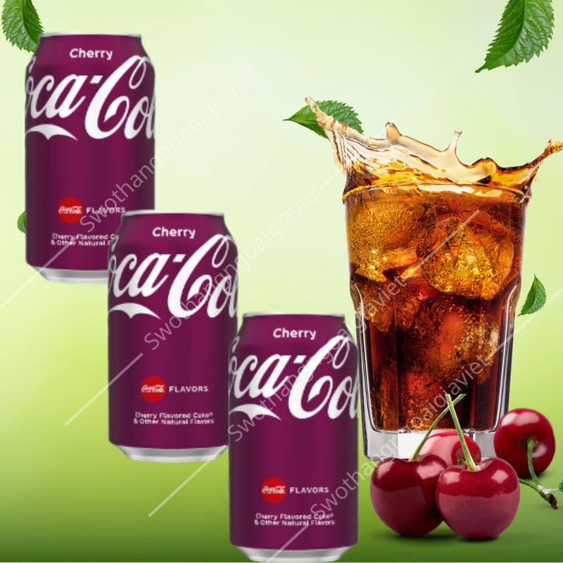 Combo 6 Nước ngọt Mỹ 355ml mix nhiều loại, Nước giải khát có ga Mỹ cao cấp, thơm ngon đậm vị, bổ sung năng lượng - SWOT