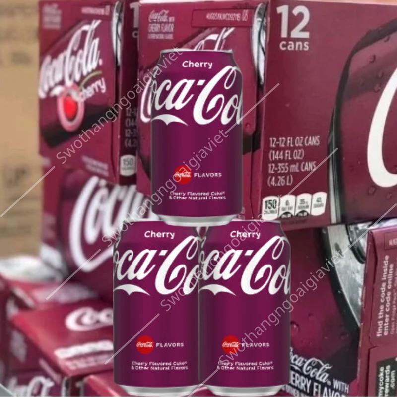 Combo 6 Nước ngọt Mỹ 355ml mix nhiều loại, Nước giải khát có ga Mỹ cao cấp, thơm ngon đậm vị, bổ sung năng lượng - SWOT