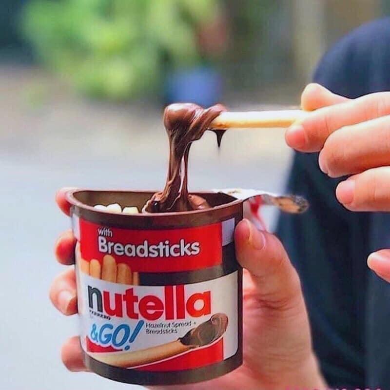 Bánh que chấm Socola Nutella & Go 52g Ý, Bánh chấm Chocolate thơm ngon tuyệt vị, giàu dinh dưỡng