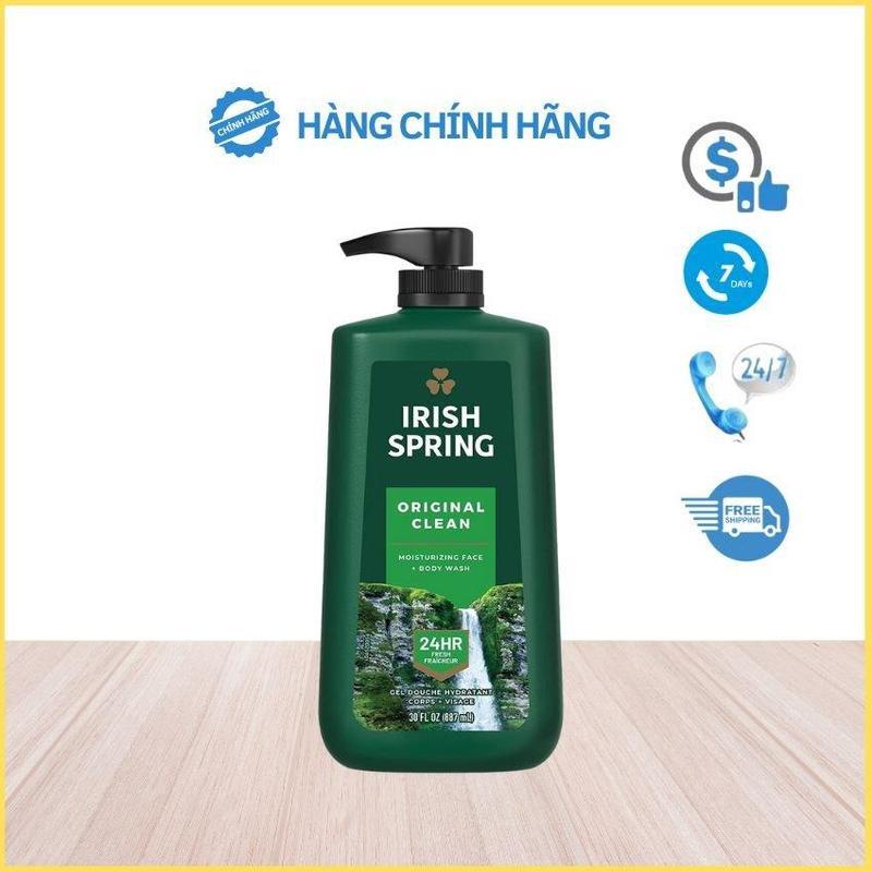 Sữa Tắm Gội Nam Irish Spring Body Wash 887ML - Mỹ