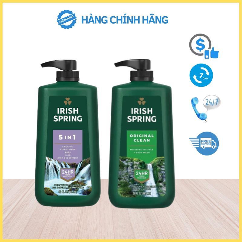 Sữa Tắm Gội Nam Irish Spring Body Wash 887ML - Mỹ