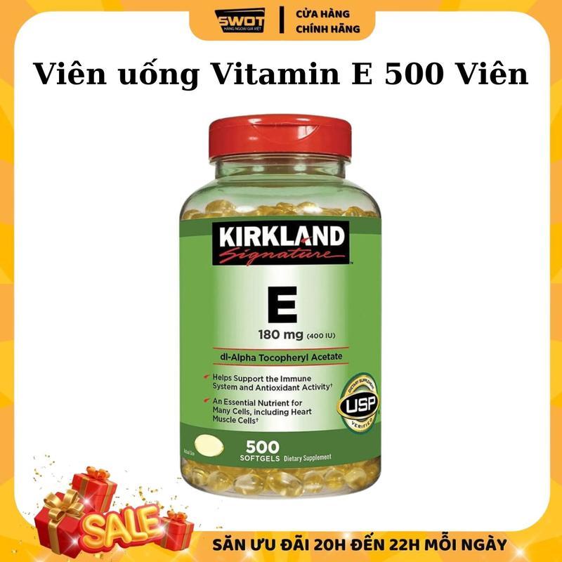 Viên Uống Hỗ Trợ Vitamin E Kirkland E 180mg 500 Viên