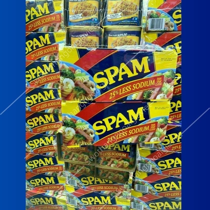 Combo Lốc Thịt hộp SPAM Hormel Foods Mỹ 340g, Thịt heo hộp Mỹ thơm ngon đậm vị, giàu chất dinh dưỡng