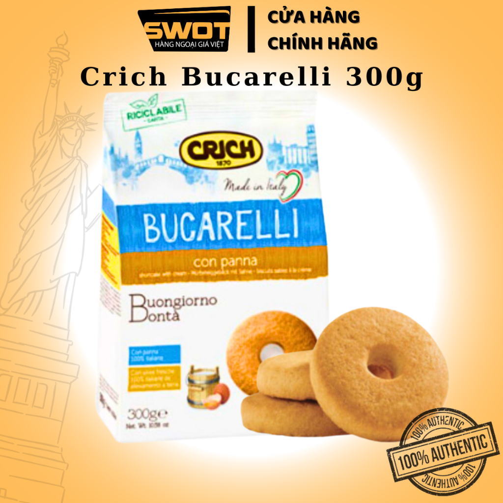 Bánh quy Cookie Crich Ý nhiều vị, Bánh Cookie ITALY thơm ngon thượng hạng, bổ dưỡng tốt cho sức khỏe