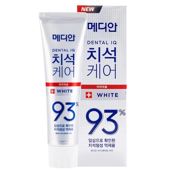 Kem đánh răng Median Dental IQ 93% Hàn Quốc 120g, Kem đánh răng Hàn Quốc cao cấp, giúp trắng răng, giảm ố, khử mùi hôi