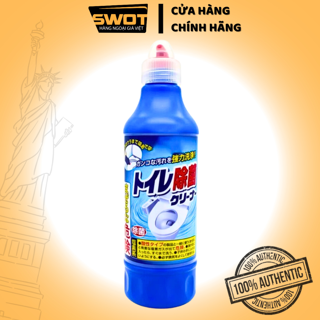 Nước tẩy rửa toilet Rocket Nhật Bản, Nước tẩy bồn cầu Nhật cao cấp, diệt sạch khuẩn, làm sạch WC