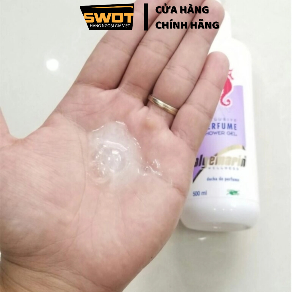 Sữa tắm Cá Ngựa Algemarin 600ml, Sữa tắm Đức cao cấp, sạch thơm lâu dài, dưỡng ẩm, an toàn sức khỏe