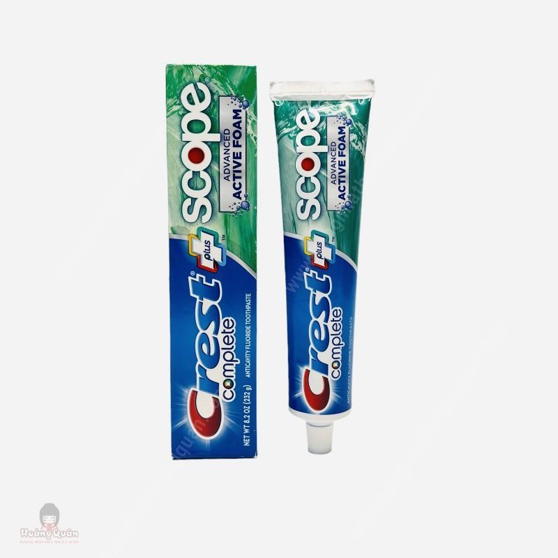 Kem đánh răng Crest Mỹ, Kem đánh răng bảo vệ răng chắc khỏe, trắng sáng, hương bạc hà thanh mát
