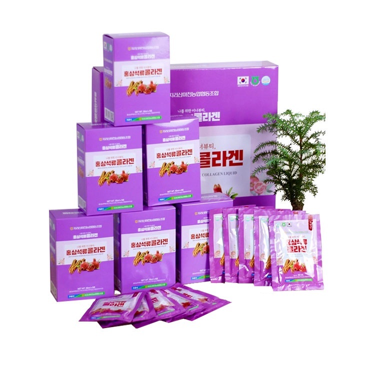 Hồng sâm Collagen lựu KGF Hàn Quốc 50mlx30 gói, Hồng sâm Hàn bổ dưỡng, tăng sức khỏe, chống lão hóa