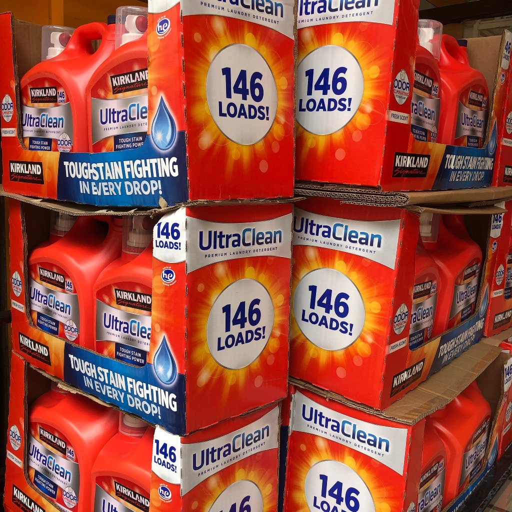 Nước giặt Kirkland Ultra Clean Mỹ 5.73L, Nước giặt Mỹ, kết hợp 3 trong 1 giặt-xả-khử mùi kháng khuẩn