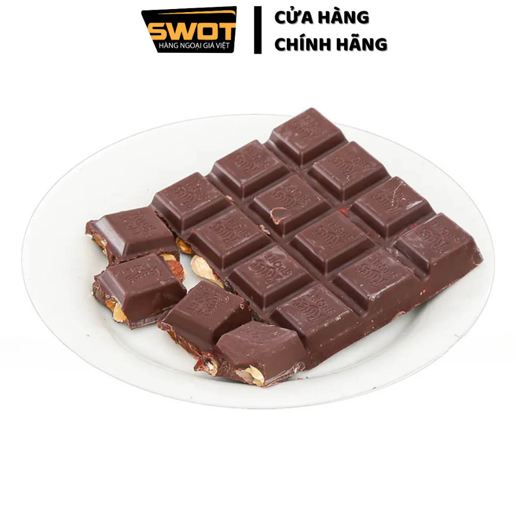 Socola Ritter Sport Đức nhiều vị 100g, Socola Đức cao cấp, thơm ngon hảo hạng, đậm vị cacao thơm béo