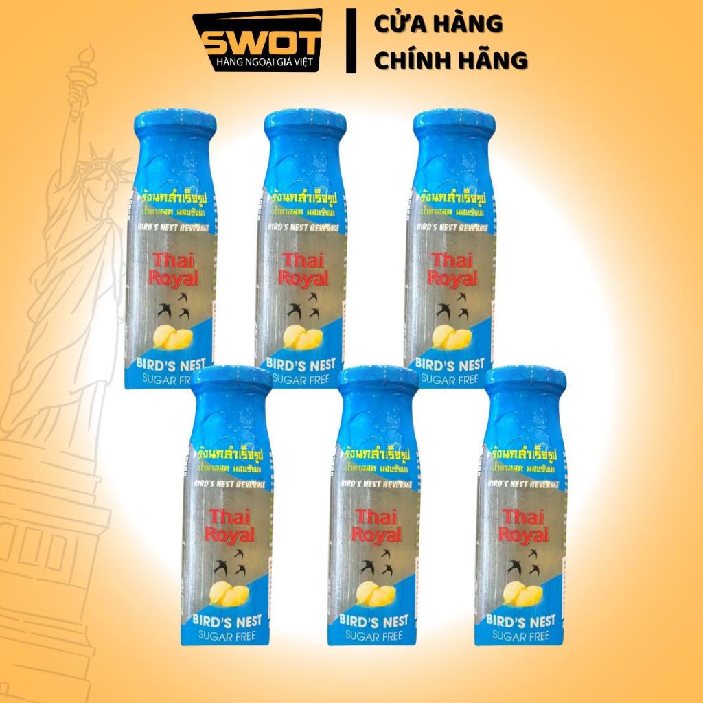 Lốc 6 chai Yến sào Thái Royal 180ml, Yến sào Thái Lan thơm ngon, giàu dinh dưỡng, tốt cho sức khỏe