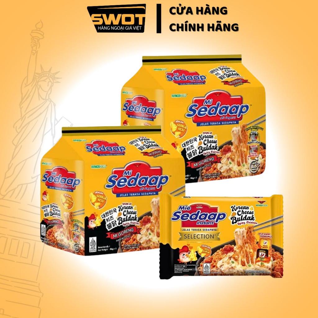 Combo 10 gói Mì cay SEDAAP Indonesia nhiều vị, Mỳ xào, Mì khô thơm ngon hảo hạng, cay ngon đậm vị