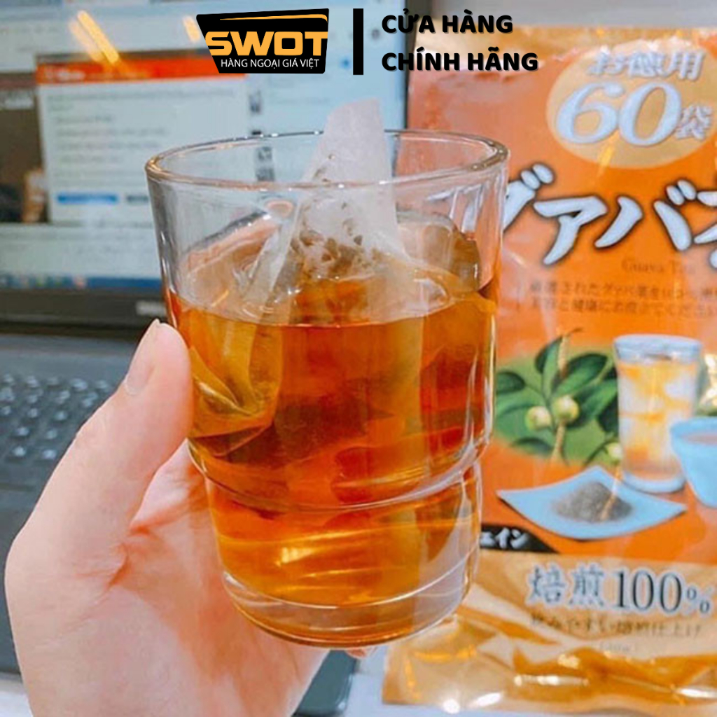 Trà Orihiro Genpi Nhật nhiều vị 60 gói x 3g, Trà thanh lọc hỗ trợ giảm mỡ thừa, thanh nhiệt thải độc