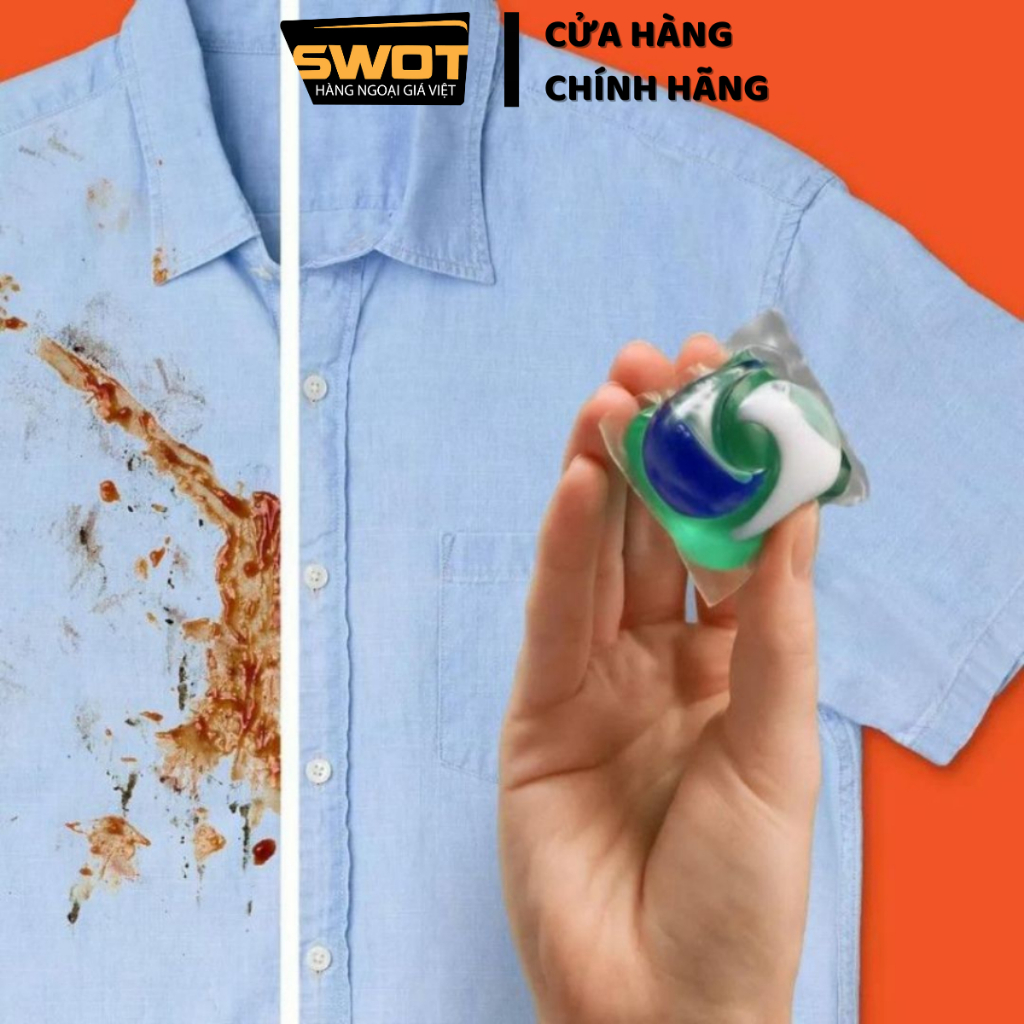 Túi viên giặt Tide Pods Mỹ, Viên giặt quần áo Tide Mỹ cao cấp, sạch thơm bền lâu, giữ màu quần áo