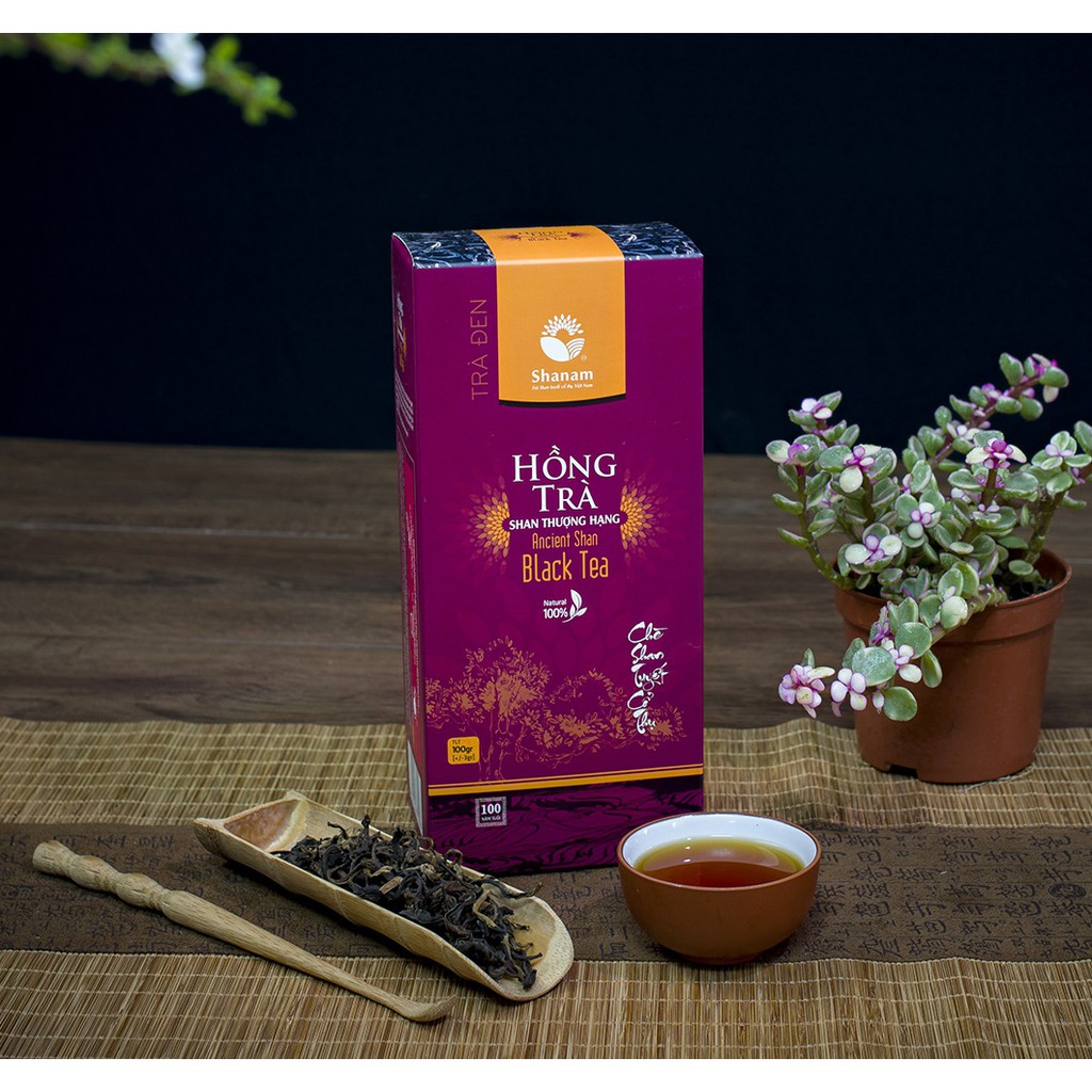 TRÀ ĐEN - HỒNG TRÀ THƯỢNG HẠNG HỘP 100GR