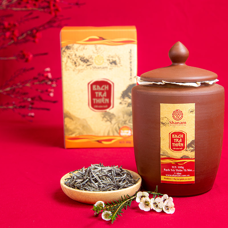 CHUM BẠCH TRÀ THIÊN TÀ XÙA 1T 100G