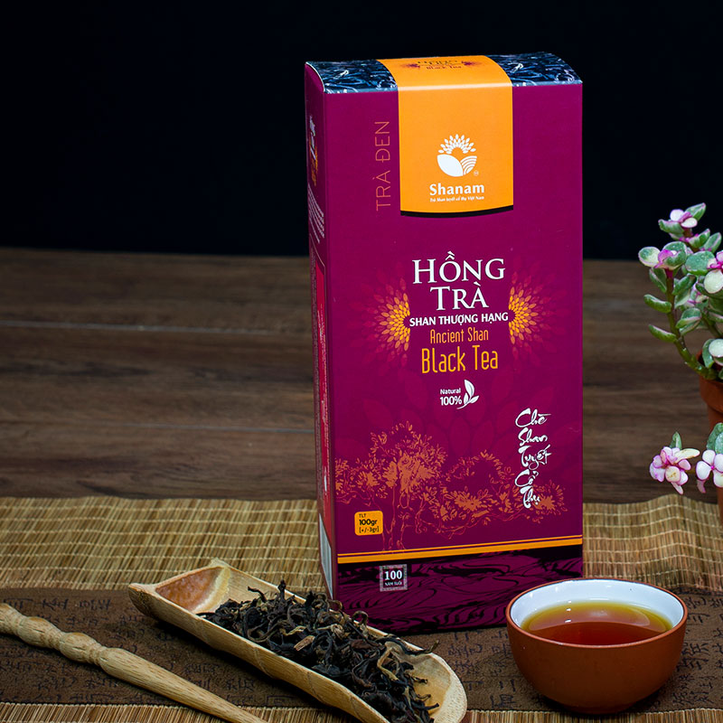 TRÀ ĐEN - HỒNG TRÀ THƯỢNG HẠNG HỘP 100GR