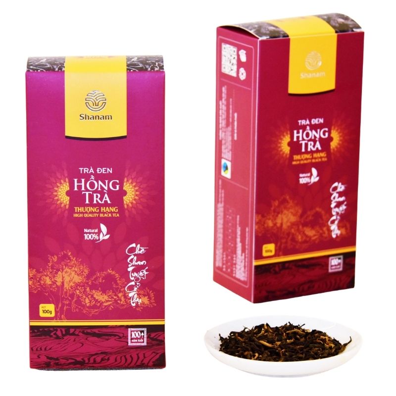 TRÀ ĐEN - HỒNG TRÀ THƯỢNG HẠNG HỘP 100GR