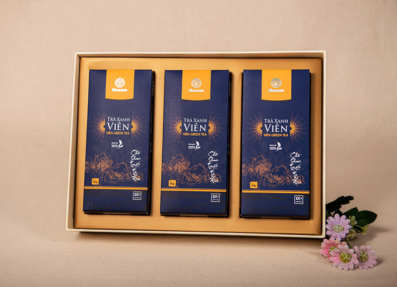 TRÀ XANH VIÊN SET BA 300G