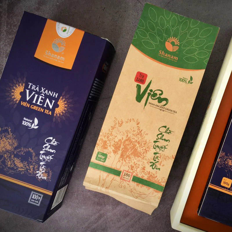 TRÀ XANH VIÊN HỘP 100G