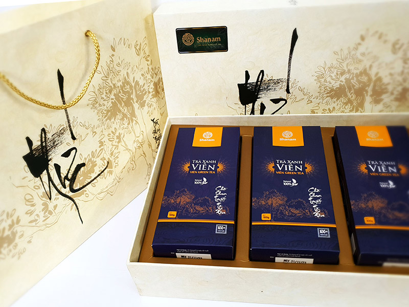 TRÀ XANH VIÊN SET BA 300G