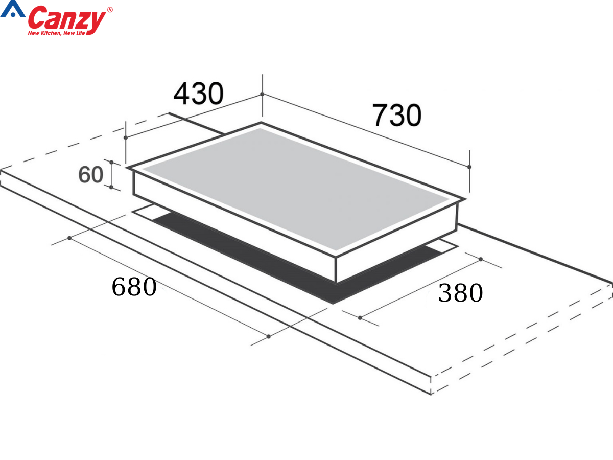 Bếp Từ Canzy CZ 898B-62ID