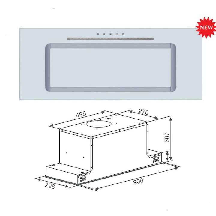 Máy Hút Mùi CZ 68DT