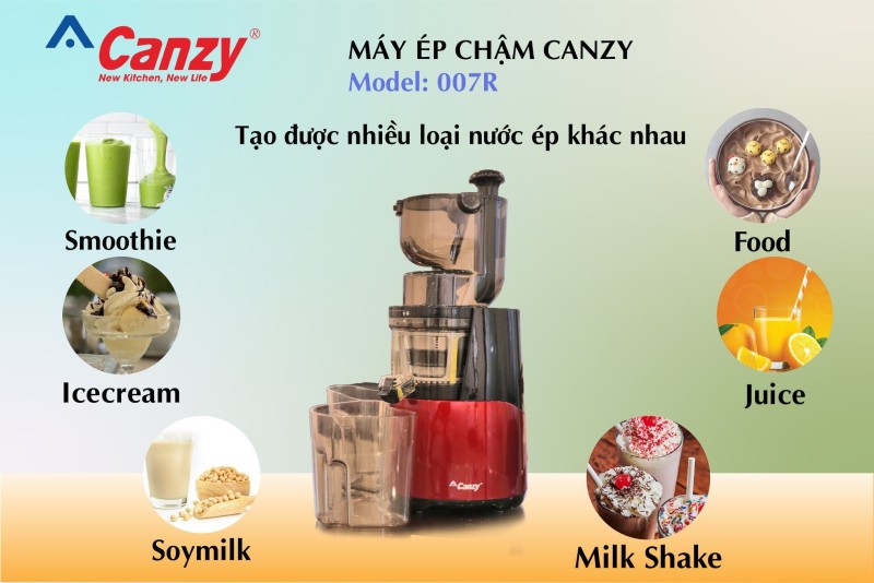 Máy Ép Chậm Canzy CZ 007R