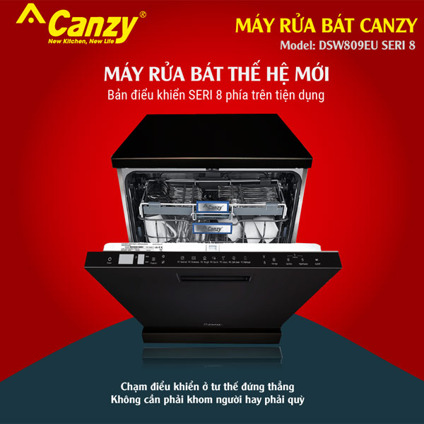 Máy Rửa Bát Canzy CZ DSW809EU SERI 8