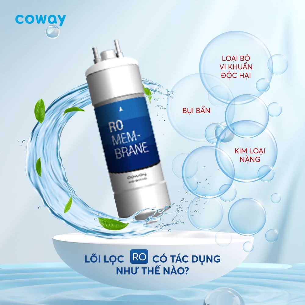 Phân loại và tác dụng của lõi lọc nước RO