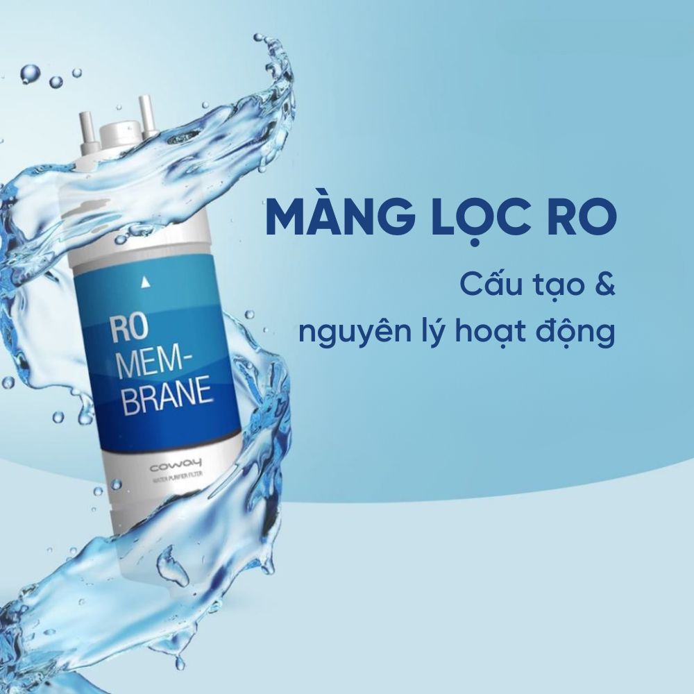 Màng lọc RO là gì? Cấu tạo, nguyên lý hoạt động và ứng dụng
