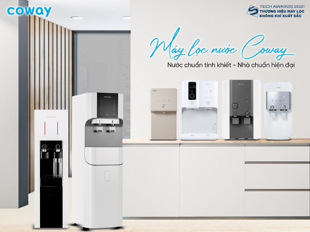 Máy lọc nước để bàn loại nào tốt? Top 6 mẫu máy lọc nước RO để bàn đẹp và hiện đại tại Coway