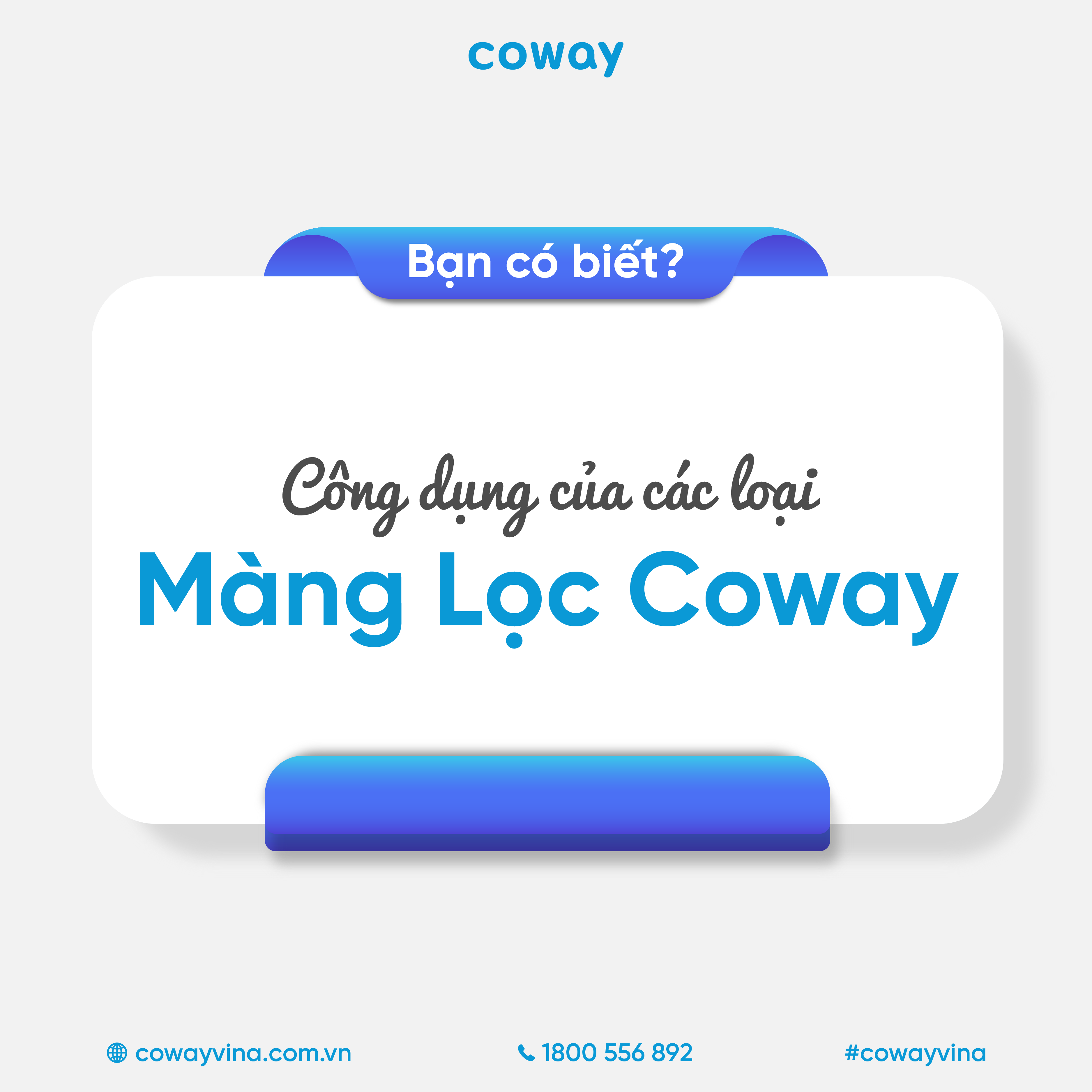 Công dụng của các loại màng lọc không khí Coway