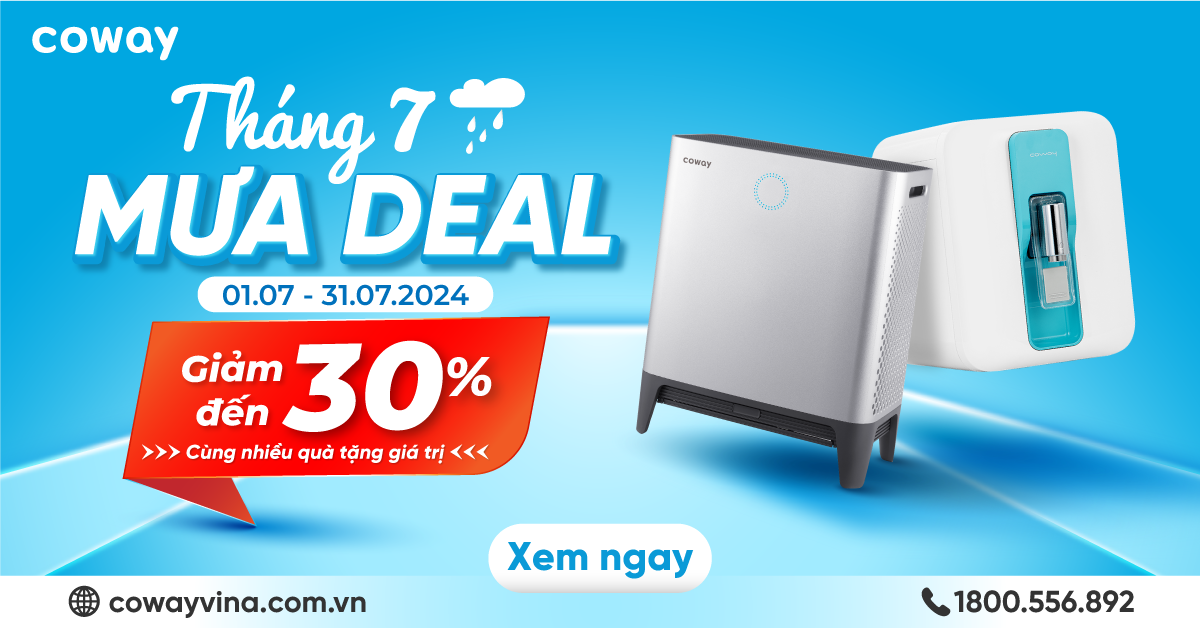 [ƯU ĐÃI THÁNG 7] THÁNG 7 MƯA DEAL
