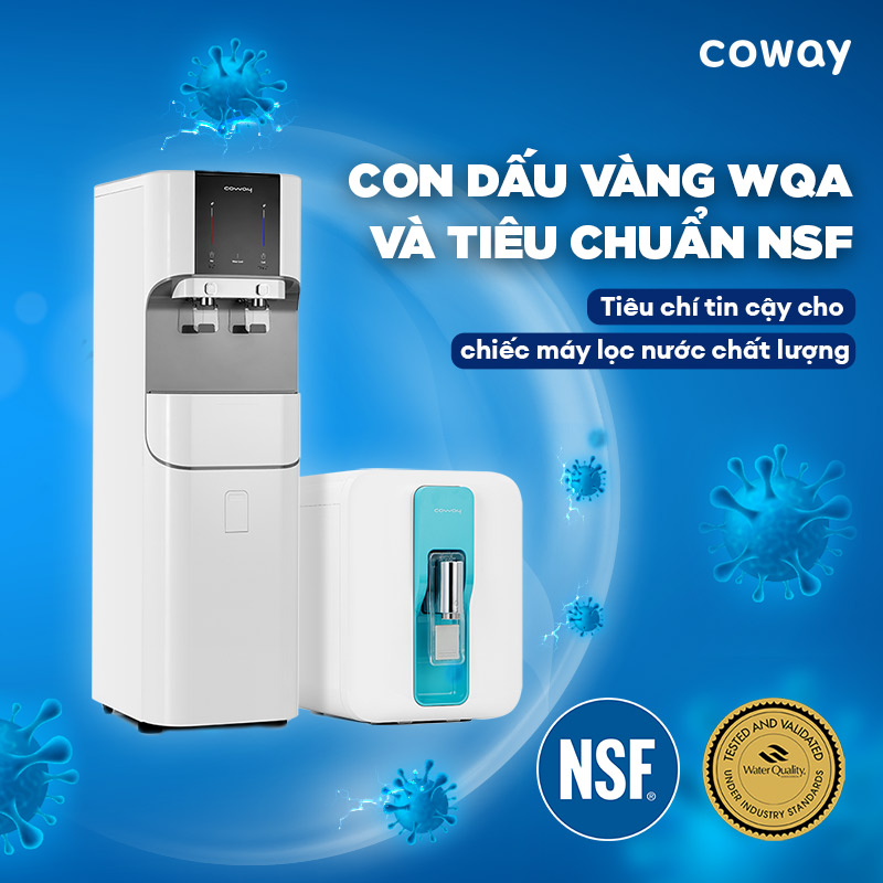 TIÊU CHUẨN NSF VỚI CHẤT LƯỢNG NGUỒN NƯỚC ĐẠT TIÊU CHUẨN QUỐC TẾ