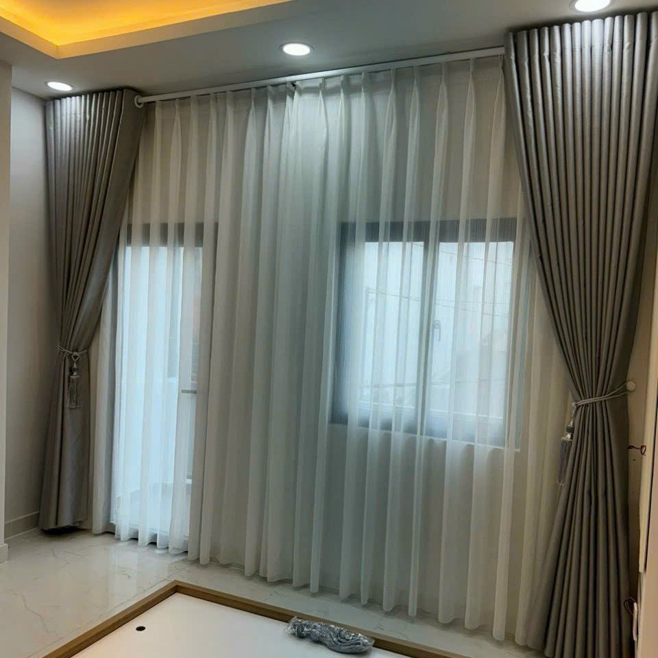 Rèm vải gấm chống nắng Hàn Quốc