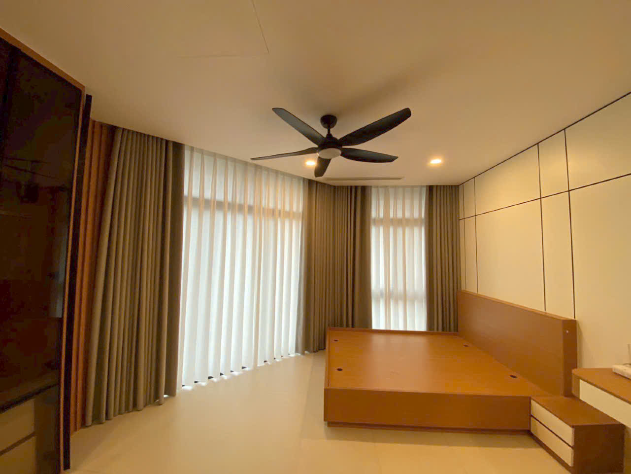 Rèm vải gấm chống nắng Hàn Quốc