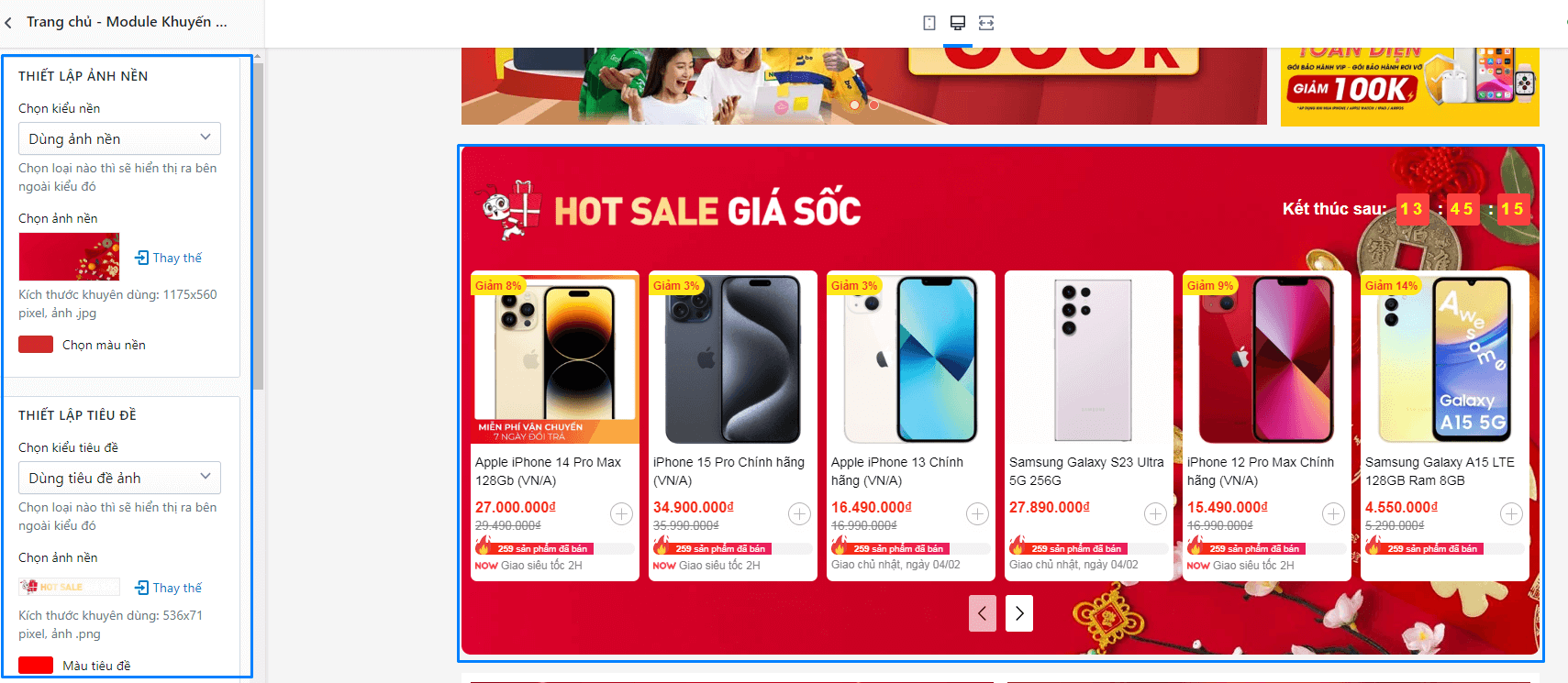 Tính năng theme Ego Mobile