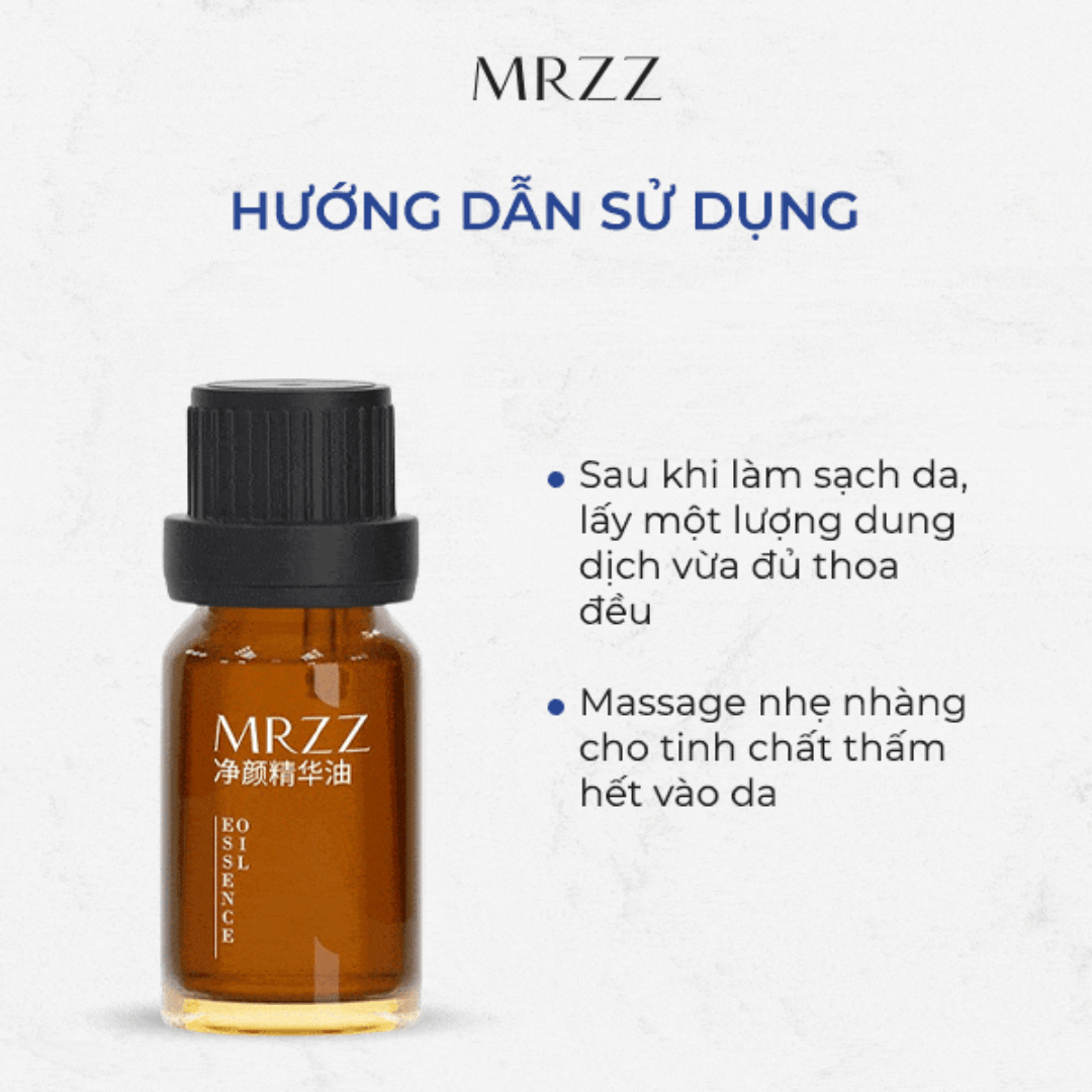 Dầu dưỡng thanh lọc làm trắng và mờ thâm MRZZ Essence Oil 10ml