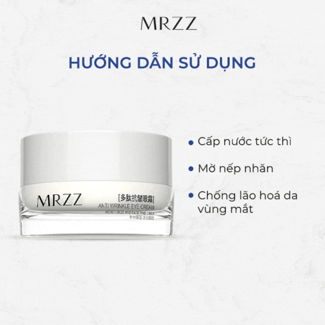 Kem mắt 6 peptiles MRZZ Anti Wrinkle Eye Cream 15g