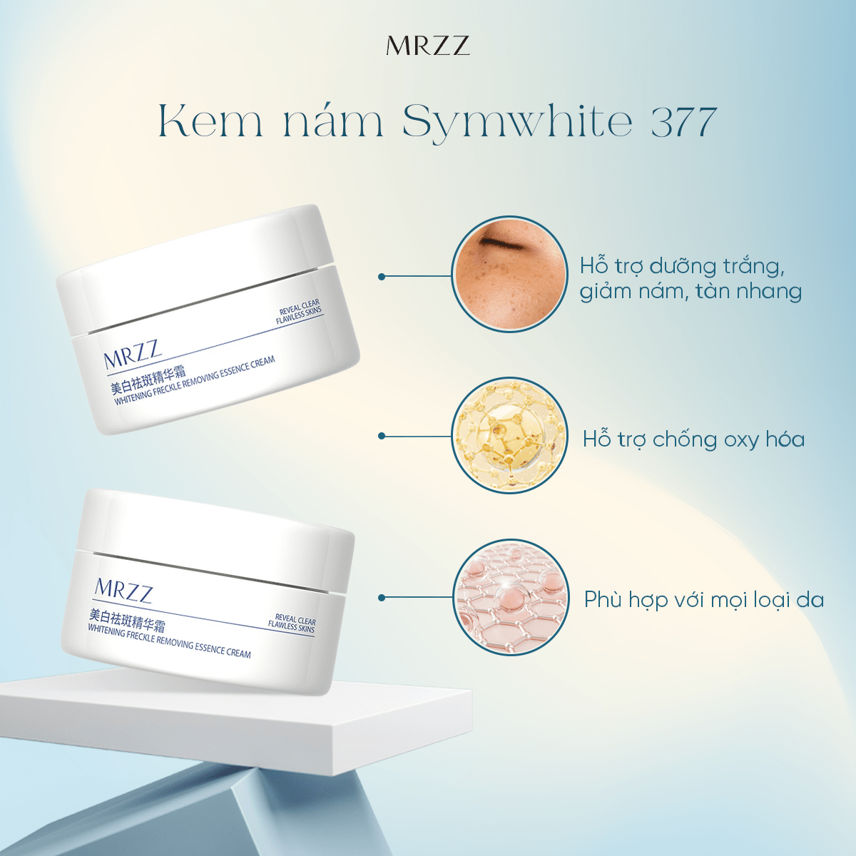 Kem nám Symwhite377 MRZZ Whitening Freckle Removing Essence Cream 30g