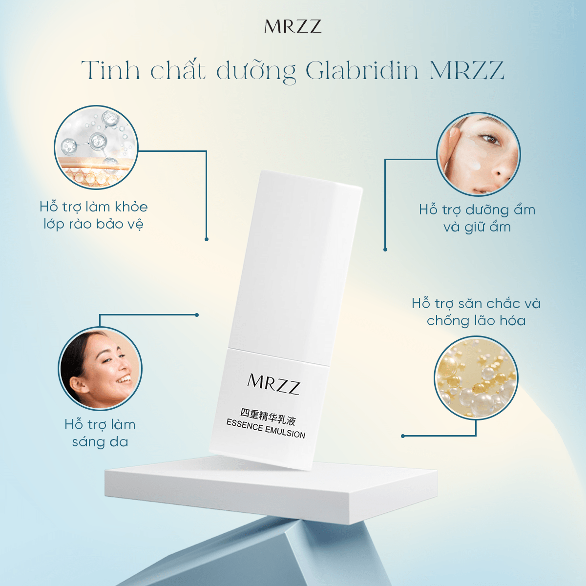 Tinh chất dưỡng Glabridin MRZZ 4 tác dụng hoàn hảo 30ml
