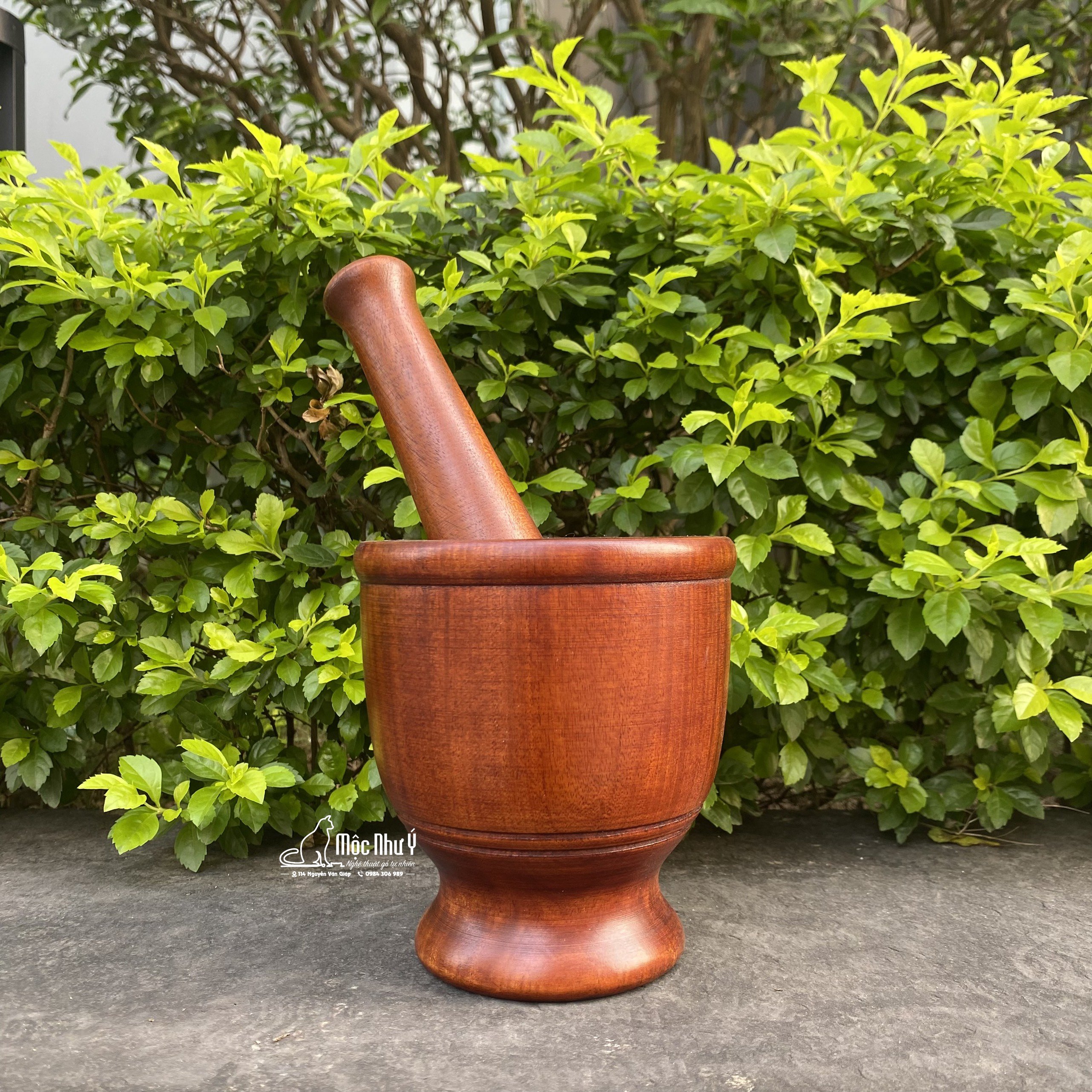 Cối gỗ Nhãn (size to) xuất khẩu