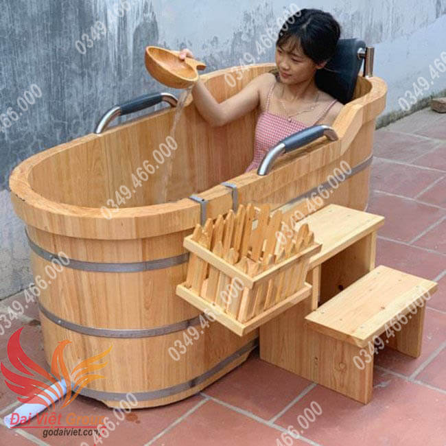 Những mẫu bồn tắm gỗ pơ mu được yêu thích?